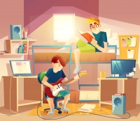 Заселение в общежитие.