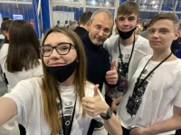 Лицеисты-волонтёры на кинофестивале 