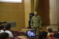 Урок мужества с Росгвардией